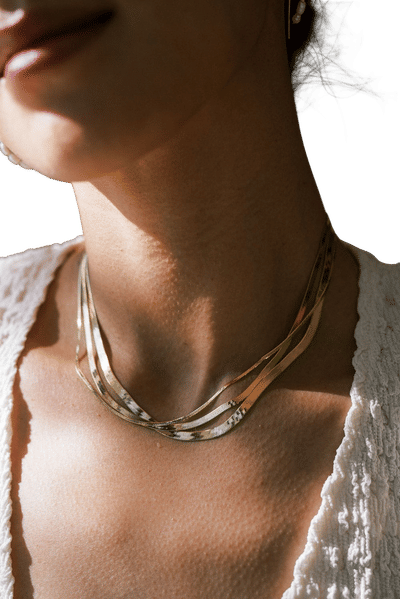 Liquid Gold Flat Chain