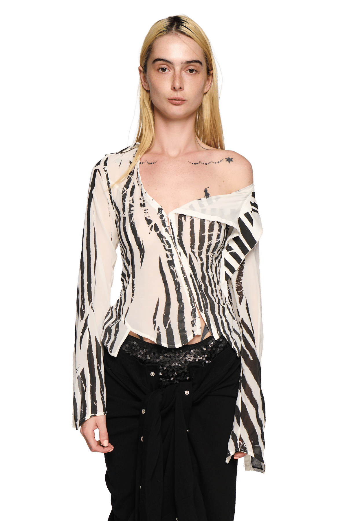 Georgette Sailor Shirt