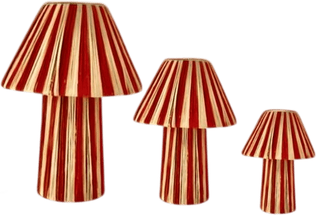 Moroccan Raffia Lamp Shades