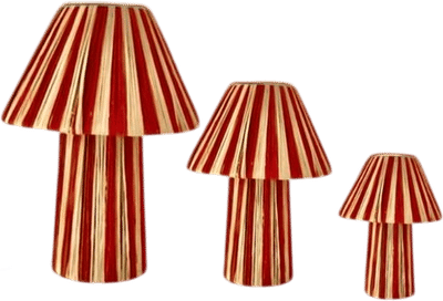 Moroccan Raffia Lamp Shades