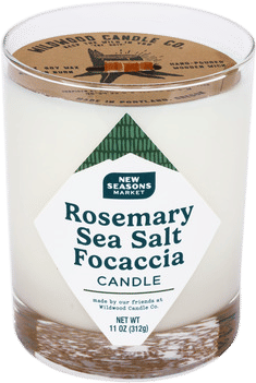 New Seasons Market Rosemary Sea Salt Focaccia Candle