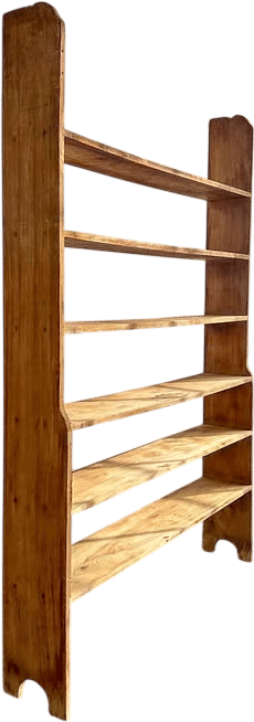 Early 20th Century Primitive Wood Shelving Unit