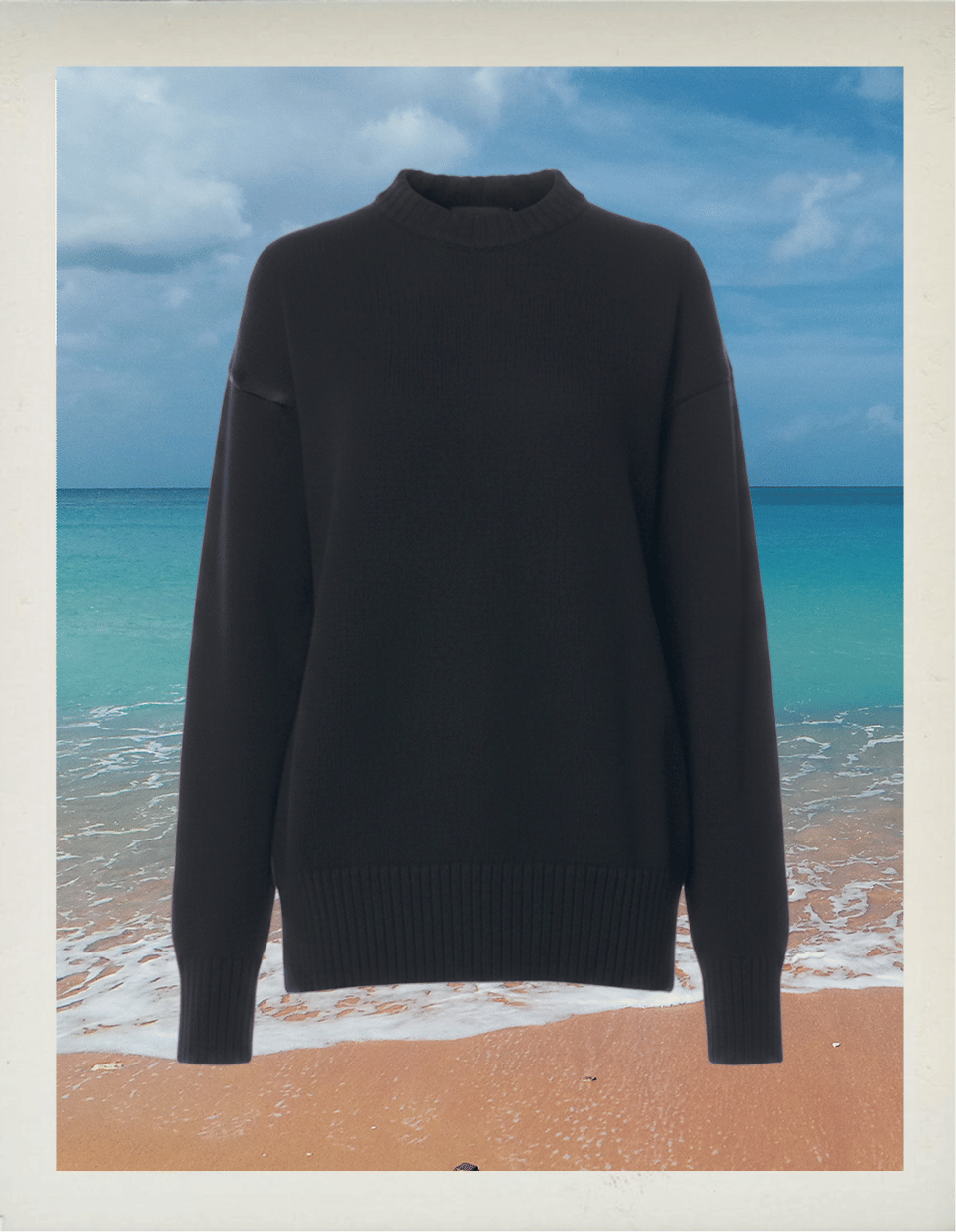 Co. Chuncky Cotton Mockneck Sweater | XS