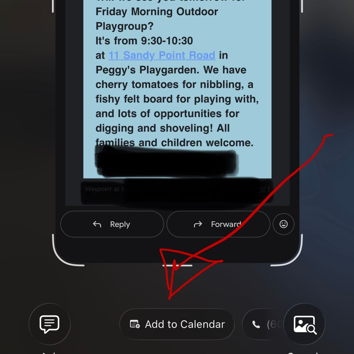 Screenshot -> calendar