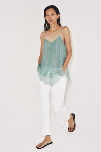 Lace Strap Top