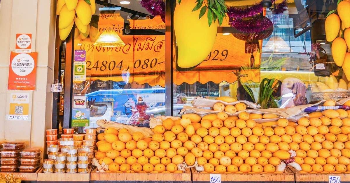 Mango Sticky Rice at Thong Lo Station
