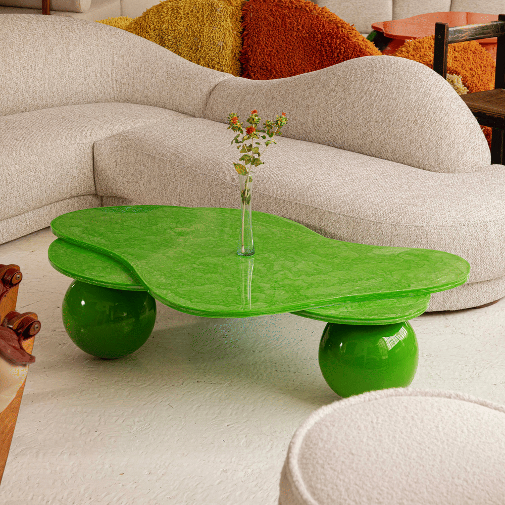 Azotea Amoeba Resin Coffee Table