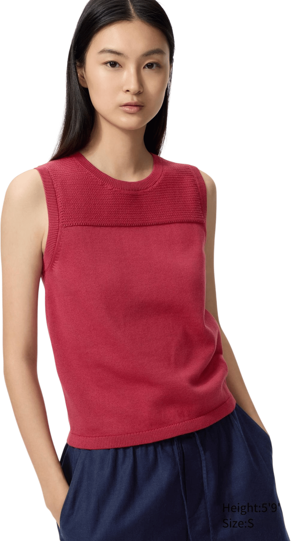 Cotton Sweater | Sleeveless
