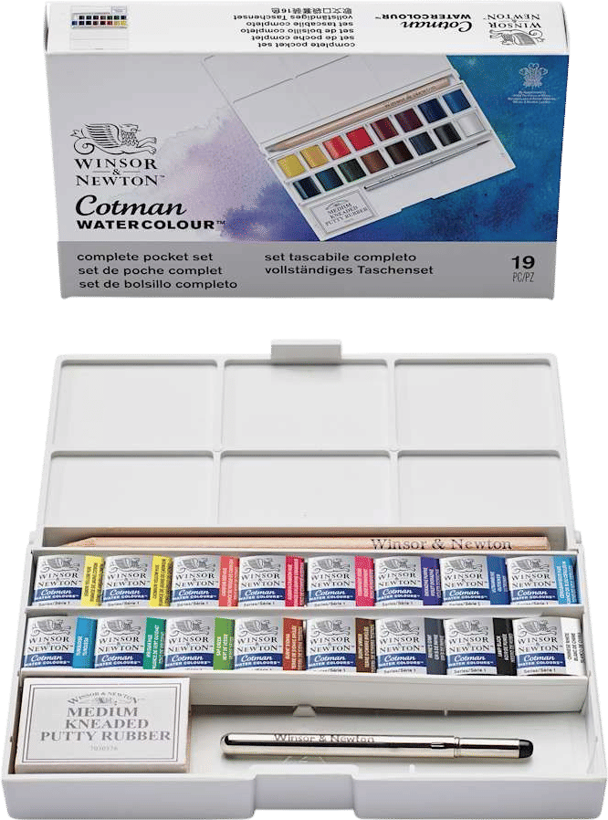 Winsor & Newton Cotman Watercolors Pocket Set