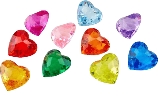 Gold Sparkly Gem Dive Toys