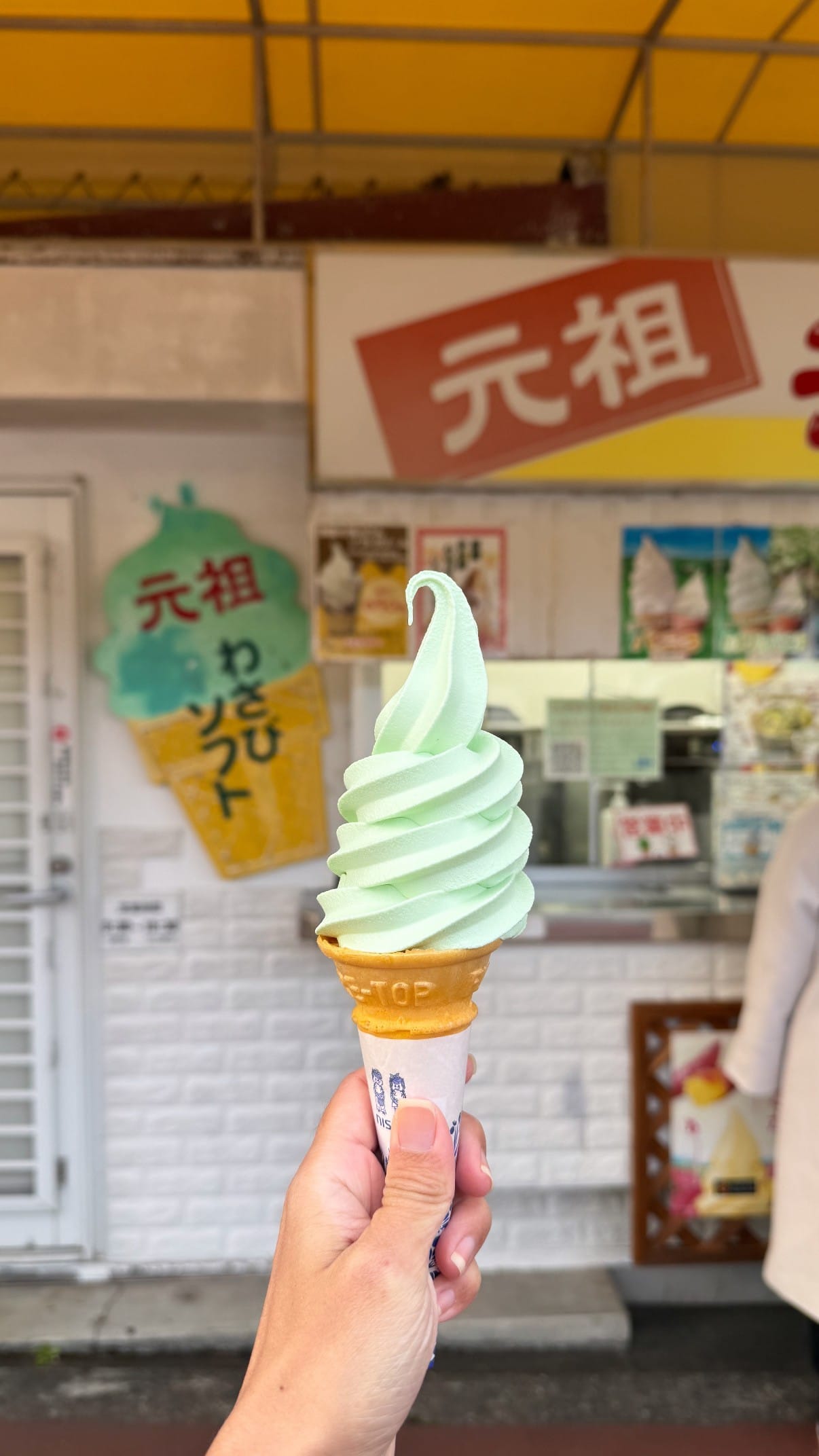 Wasabi Soft Serve at Joren Falls