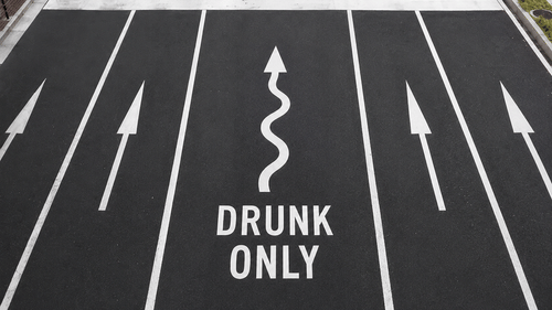 Dedicated lanes for drunk driving