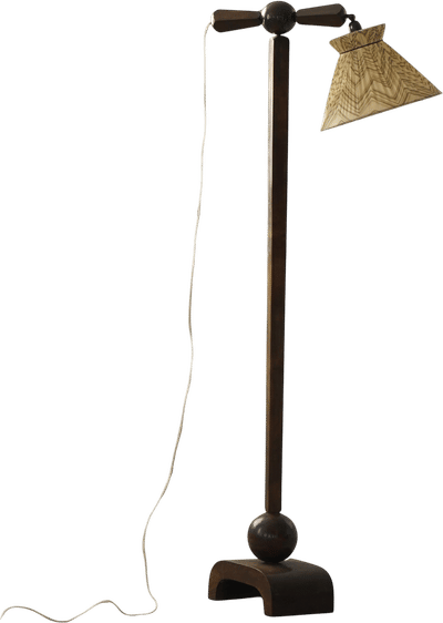 Scandinavian Funkis Floor Lamp with Original Shade