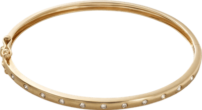 Dainty Together Forever Diamond Bangle