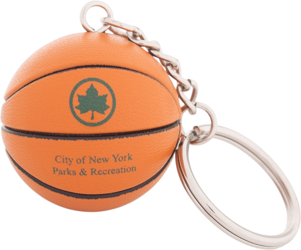 NYC Parks Mini Basketball Keychain