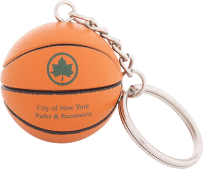NYC Parks Mini Basketball Keychain