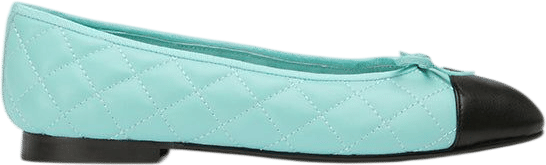 Tony Bianco Roxie Turquoise Nappa Ballet Flat
