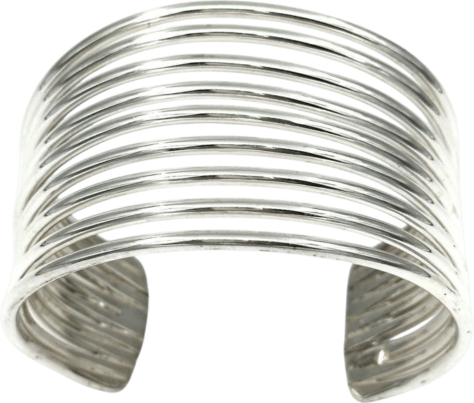 Robert Lee Morris Sterling Silver 9 Wire Cuff