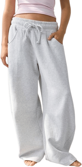 Out From Under Essential Barrel Leg Sweatpants