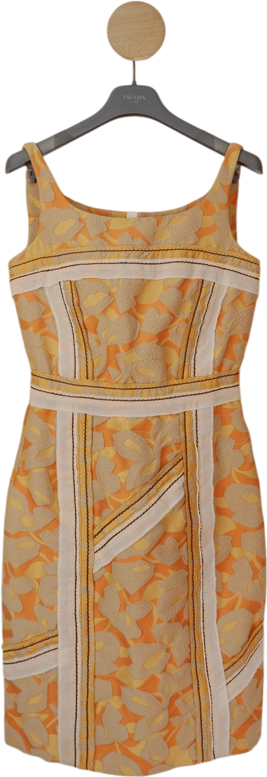 Last drop! Prada jacquard dress runway SS15