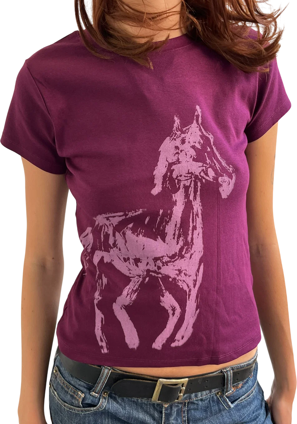 Horse Tee Purple