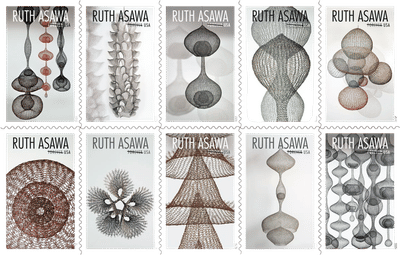 Ruth Asawa Forever Stamps