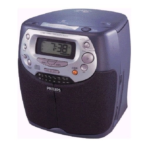 philips magnavox AJ3940 CD/radio alarm clock
