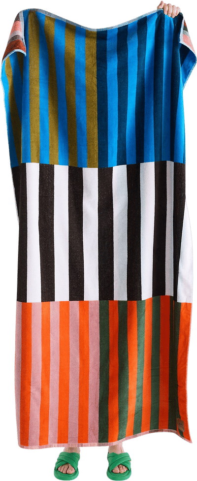 Cotton Woven Cannon Oversized Beach Towel