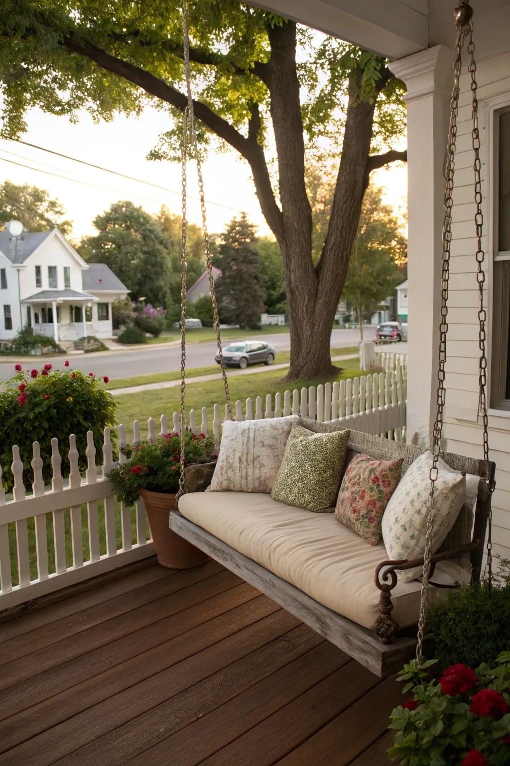 a porch swing