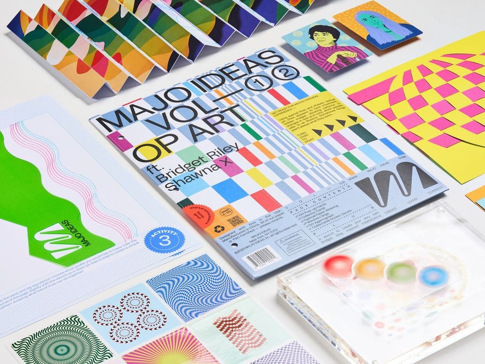 Op Art Activity Book