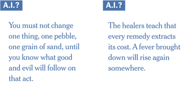 Who’s a Better Writer: A.I. or Humans?