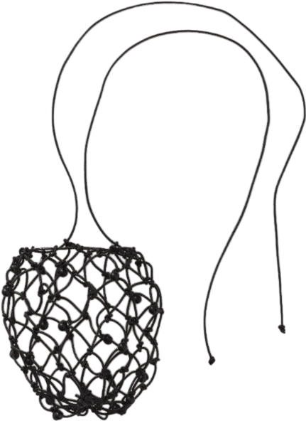 Beaded Chignon Net