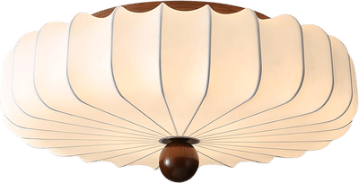 Japanese Silk Lantern Ceiling Light