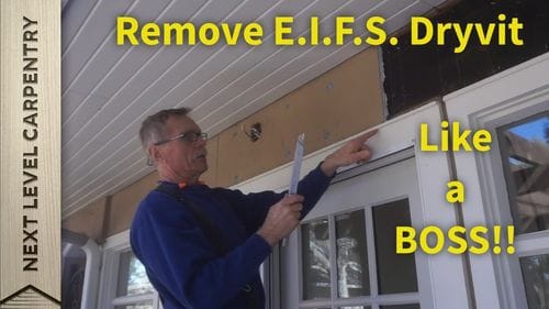 Remove Dryvit Like a BOSS