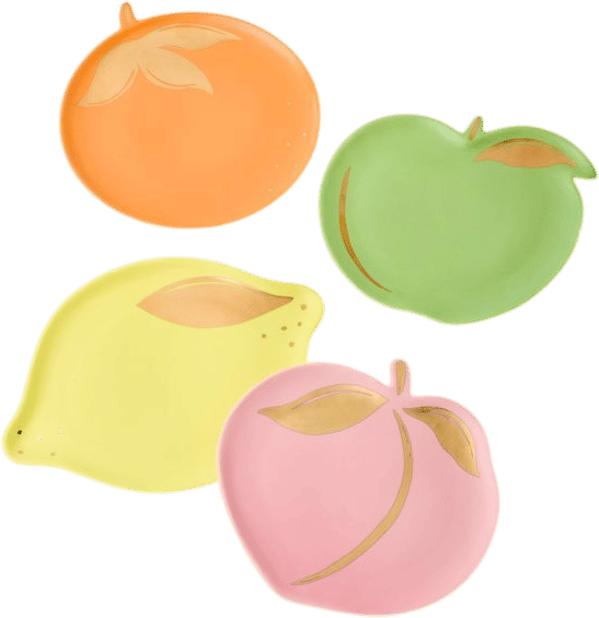 Tutti Fruity Tidbit Plates
