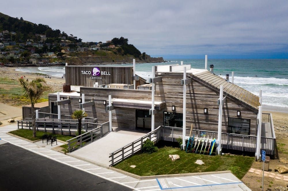 world's most beautiful taco bell cantina (pacifica, ca)