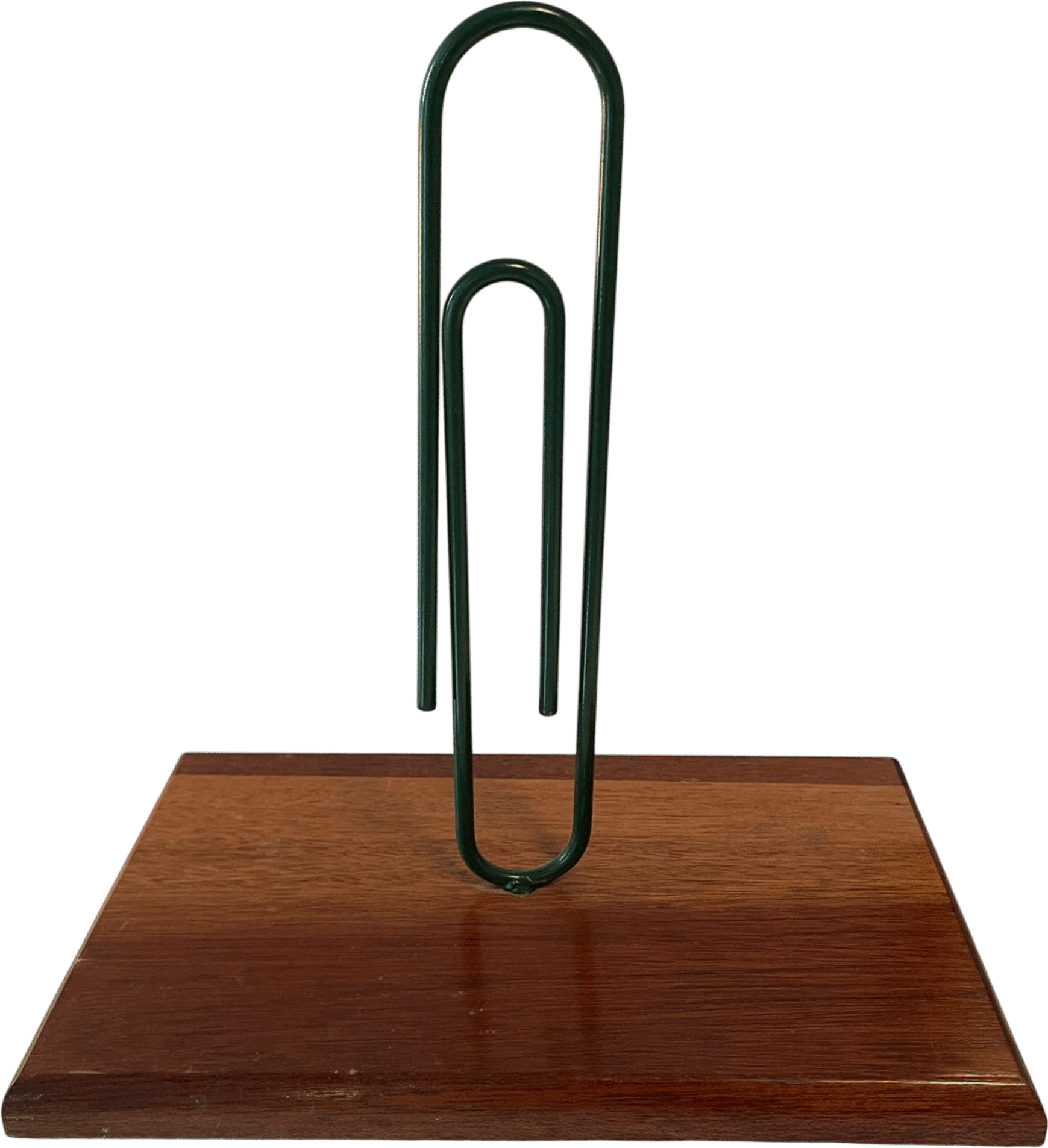 Large paper clip letter display