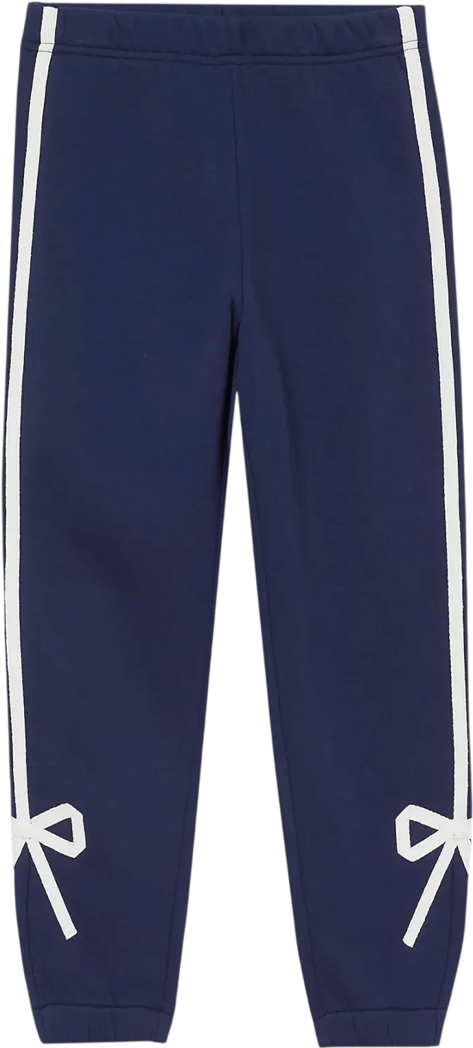 Girls Fleece Bow Joggers