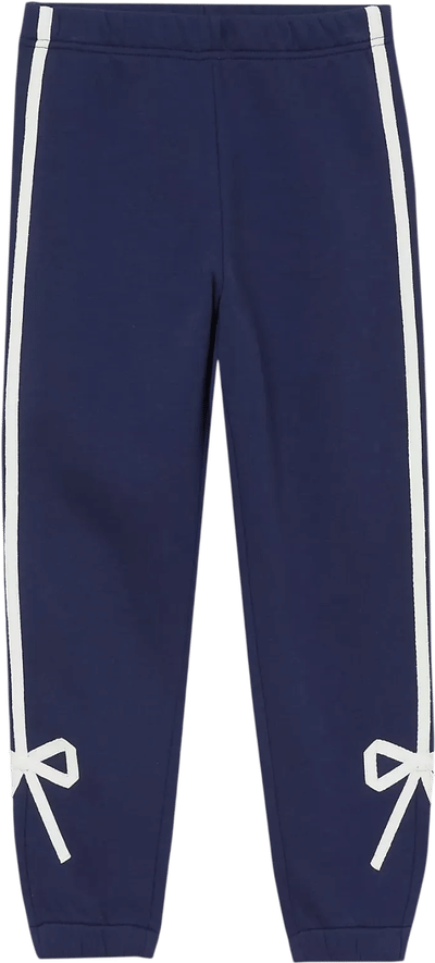 Girls Fleece Bow Joggers
