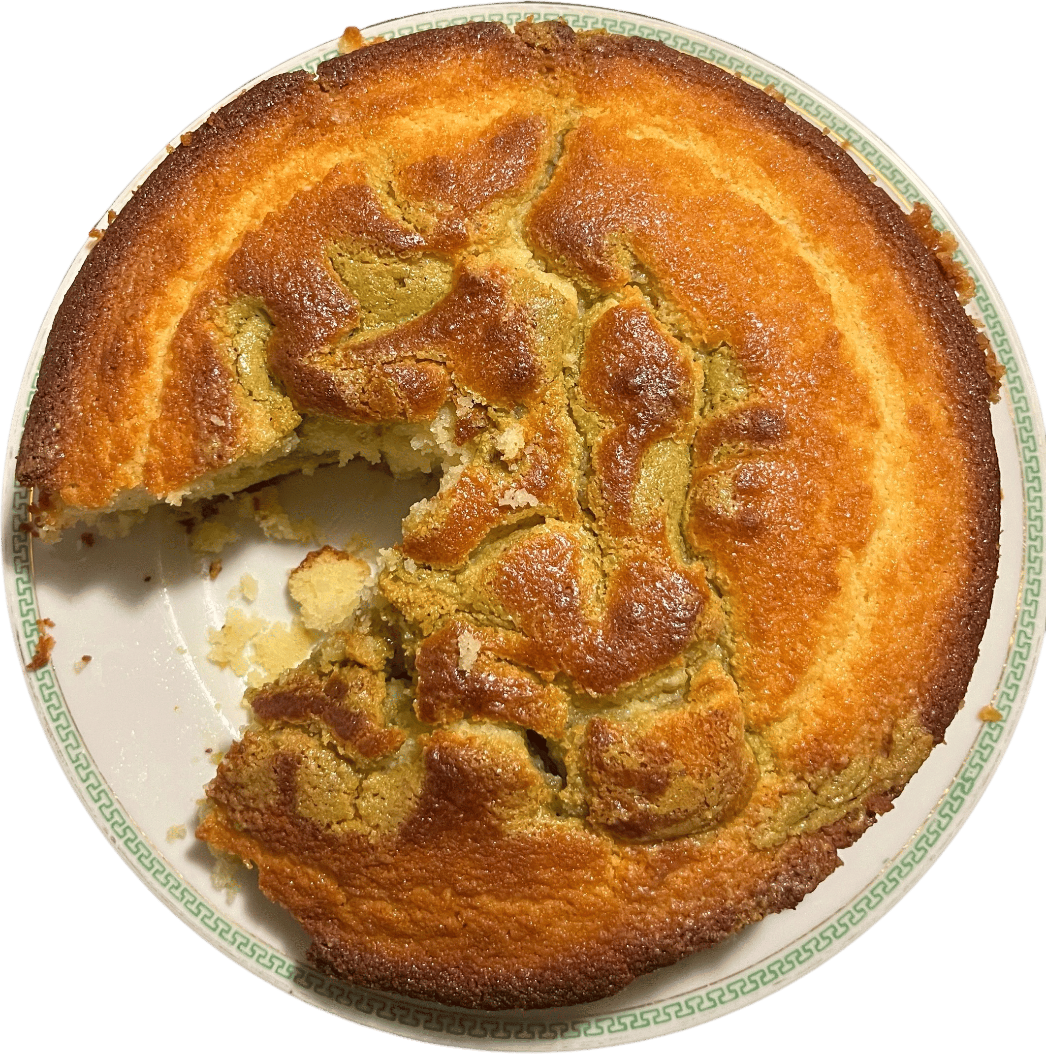 Molly Baz’s Pistachio Ricotta Swirl Cake