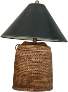 wicker lamp