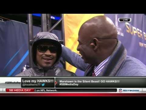 Marshawn Lynch Media Day interview