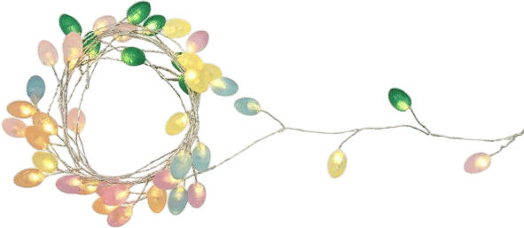 44ct. Easter Eggs LED String Lights by Ashland®