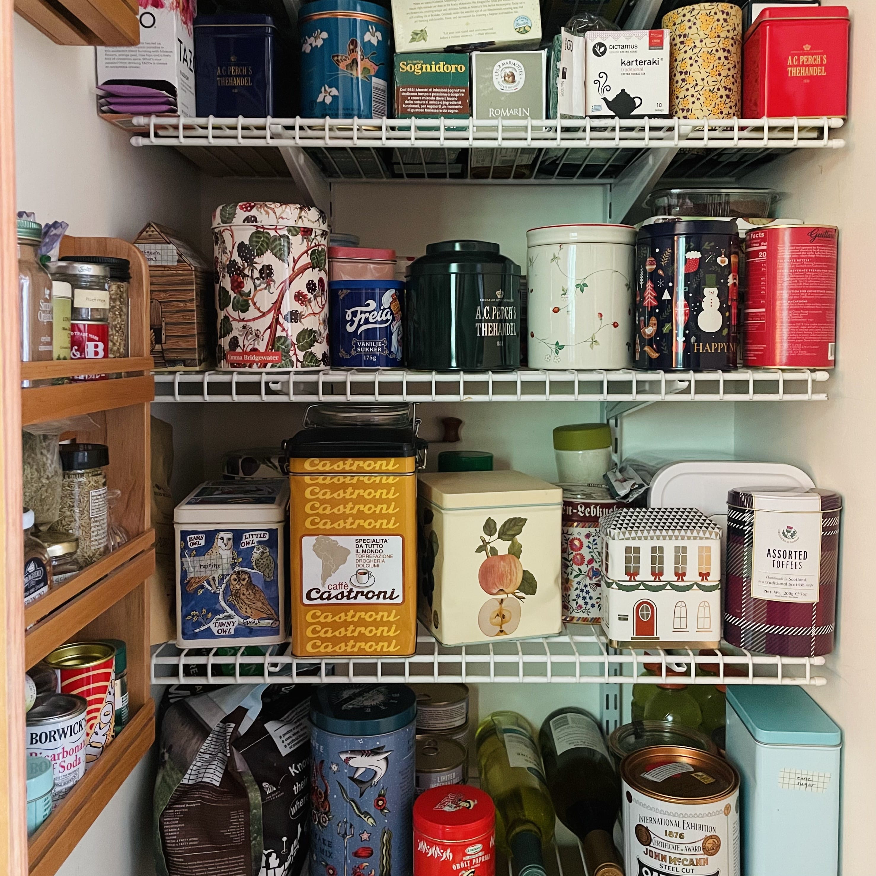Collecting tins for your pantry