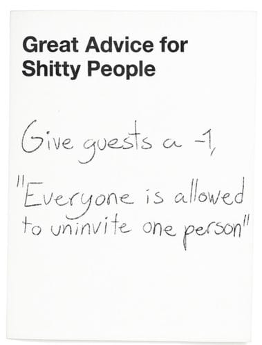 Great Advice for Shitty People