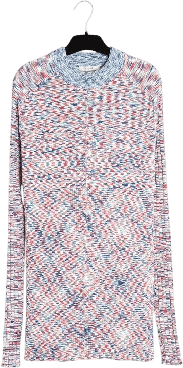 Céline 2014 Pull Tricolore FR38 Phoebe Philo Cotton Maxi Sweater UK10 US8 Celine