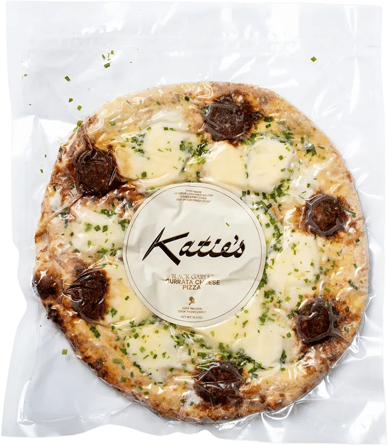 Black Garlic Burrata Cheese Pizza
