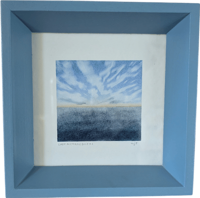 Lake Michigan Blue #3 Print