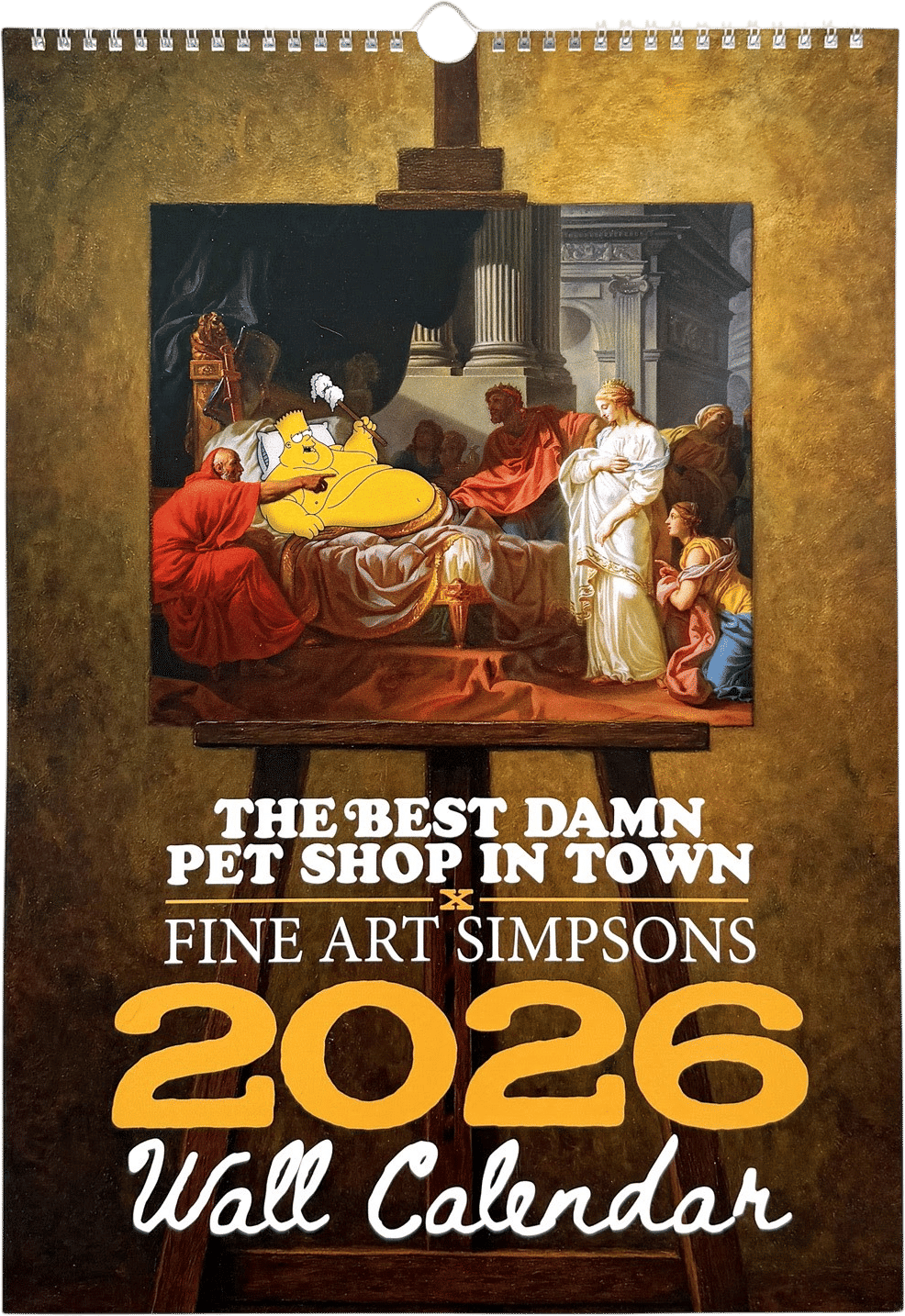 Fine Art Simpsons Wall Calendar 🍋