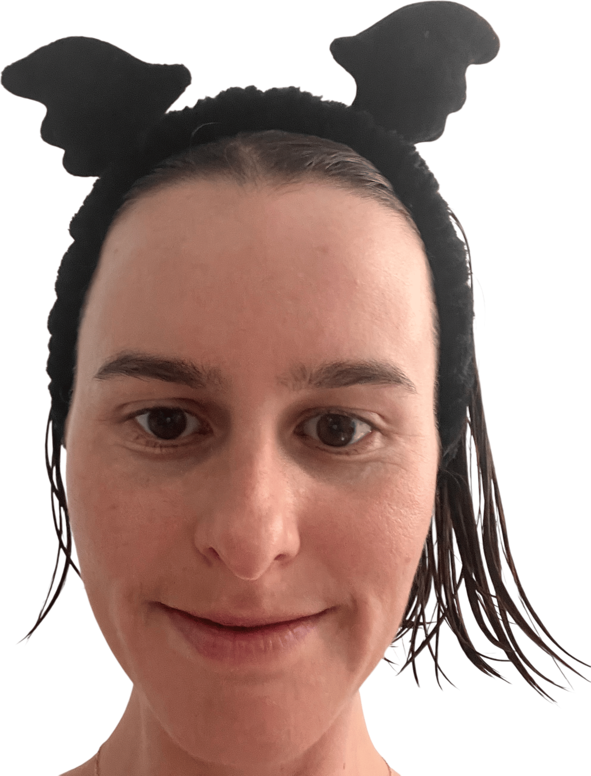 a seasonal skincare headband